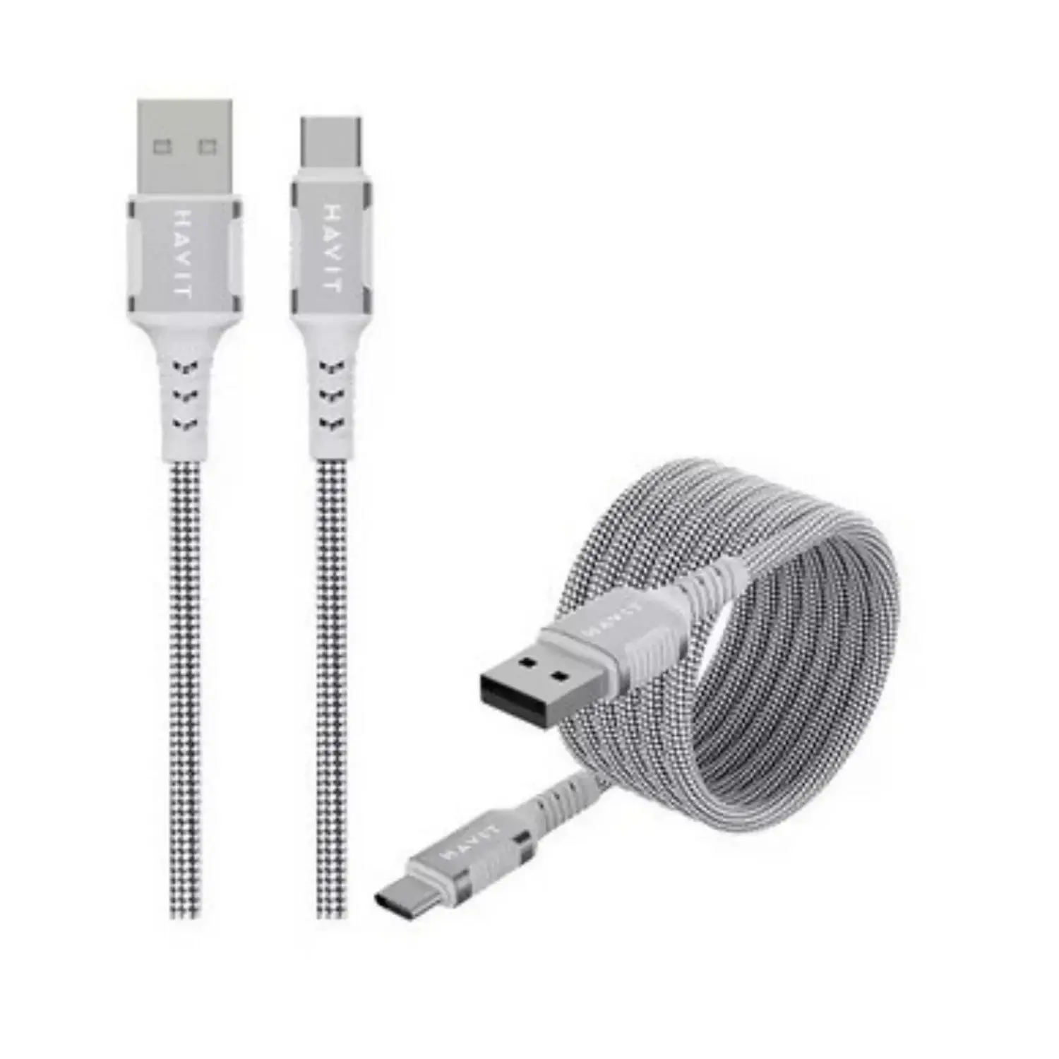 CABLE MAGNETICO USB-A USB TIPO-C BLANCO
